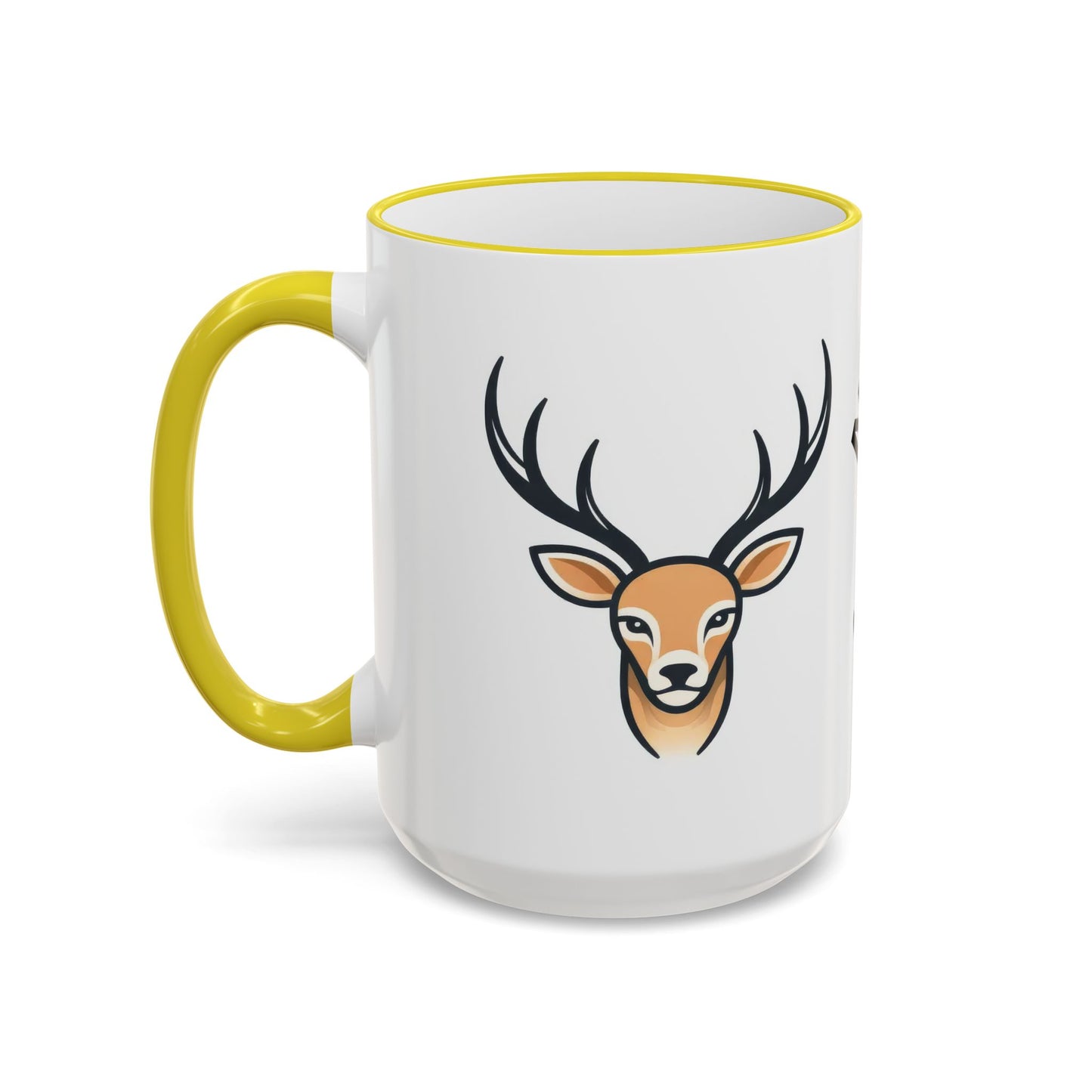 NASDA Dogs Smell Better; Accent Rim Coffee Cup, antlers
