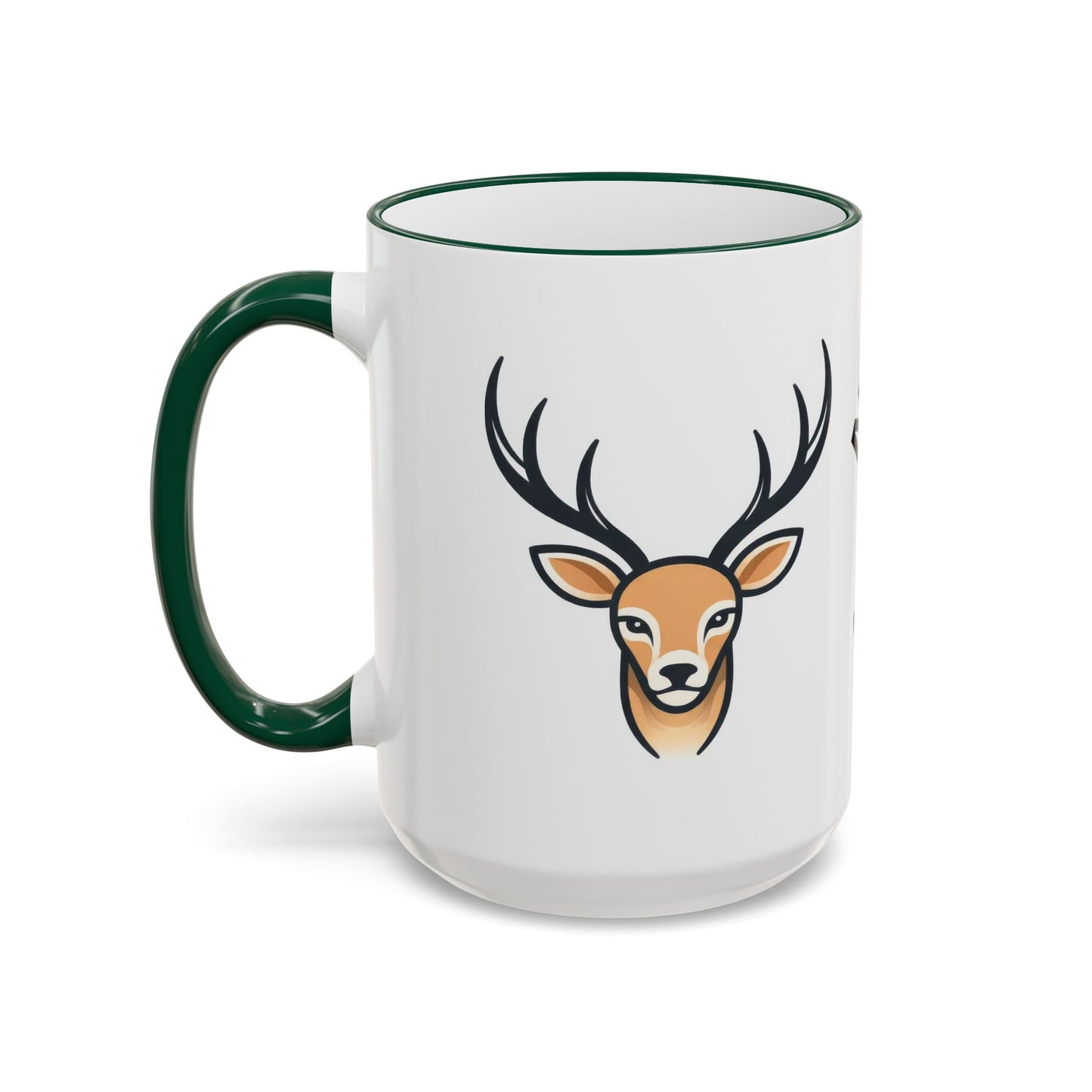 NASDA Dogs Smell Better; Accent Rim Coffee Cup, antlers