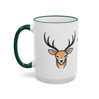 NASDA Dogs Smell Better; Accent Rim Coffee Cup, antlers