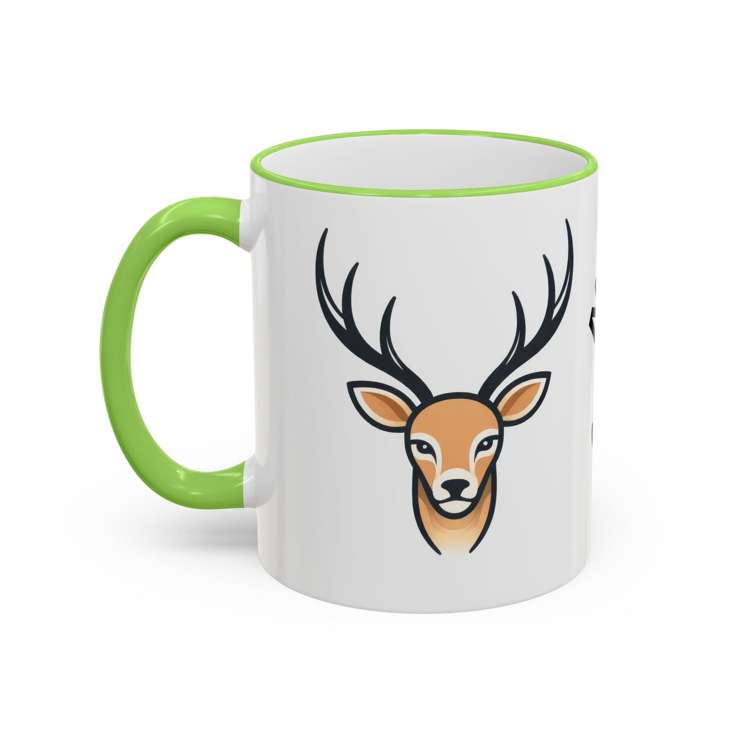 NASDA Dogs Smell Better; Accent Rim Coffee Cup, antlers