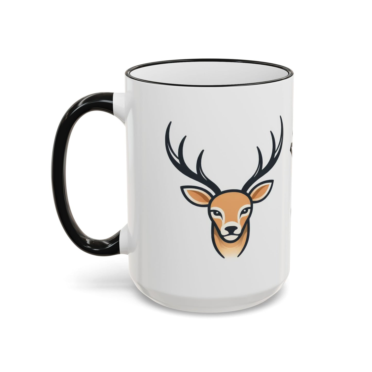 NASDA Dogs Smell Better; Accent Rim Coffee Cup, antlers