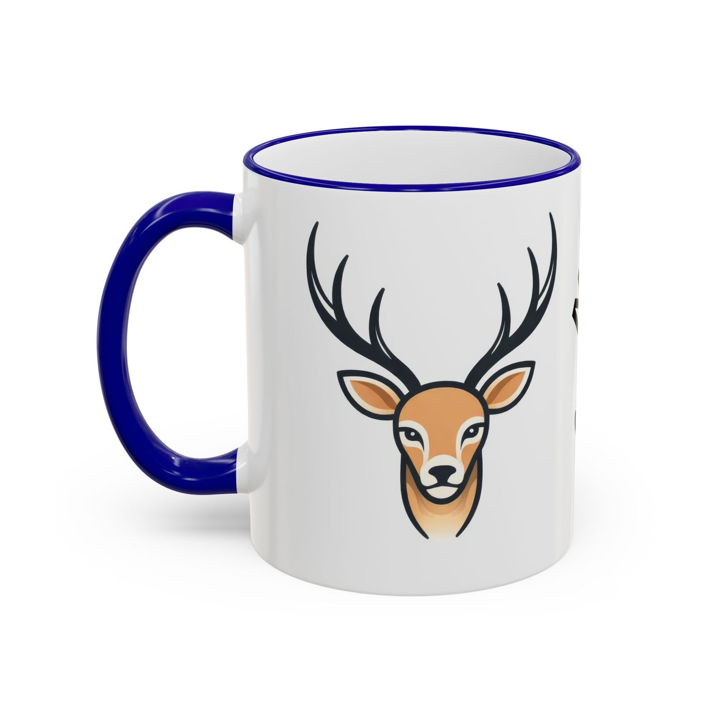 NASDA Dogs Smell Better; Accent Rim Coffee Cup, antlers