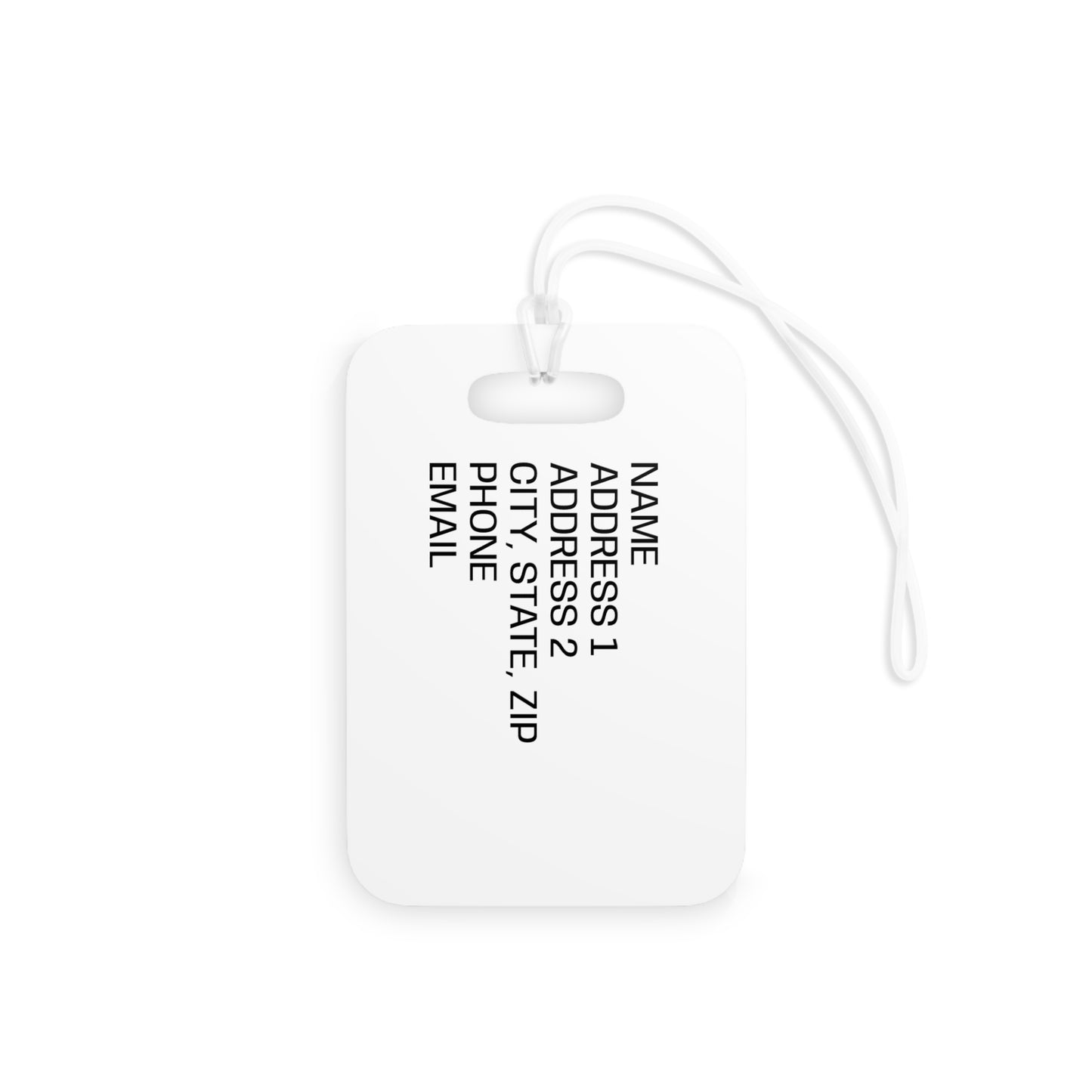 Personalized Pet ID Travel Tag with Contact Info