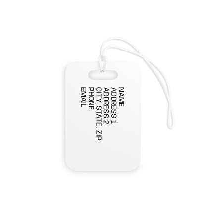 Personalized Pet ID Travel Tag with Contact Info