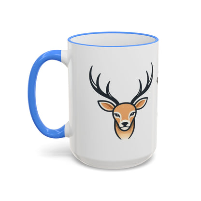NASDA Dogs Smell Better; Accent Rim Coffee Cup, antlers