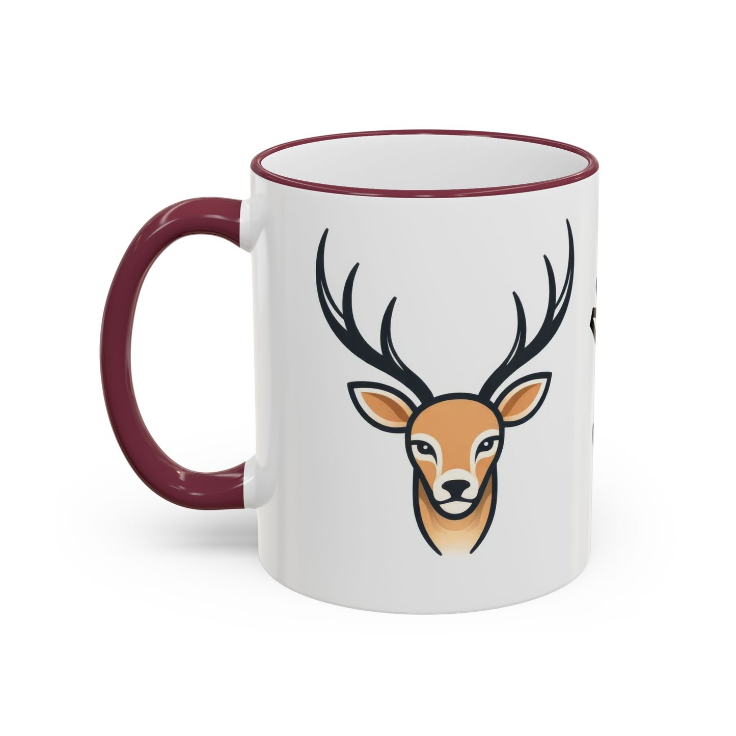 NASDA Dogs Smell Better; Accent Rim Coffee Cup, antlers