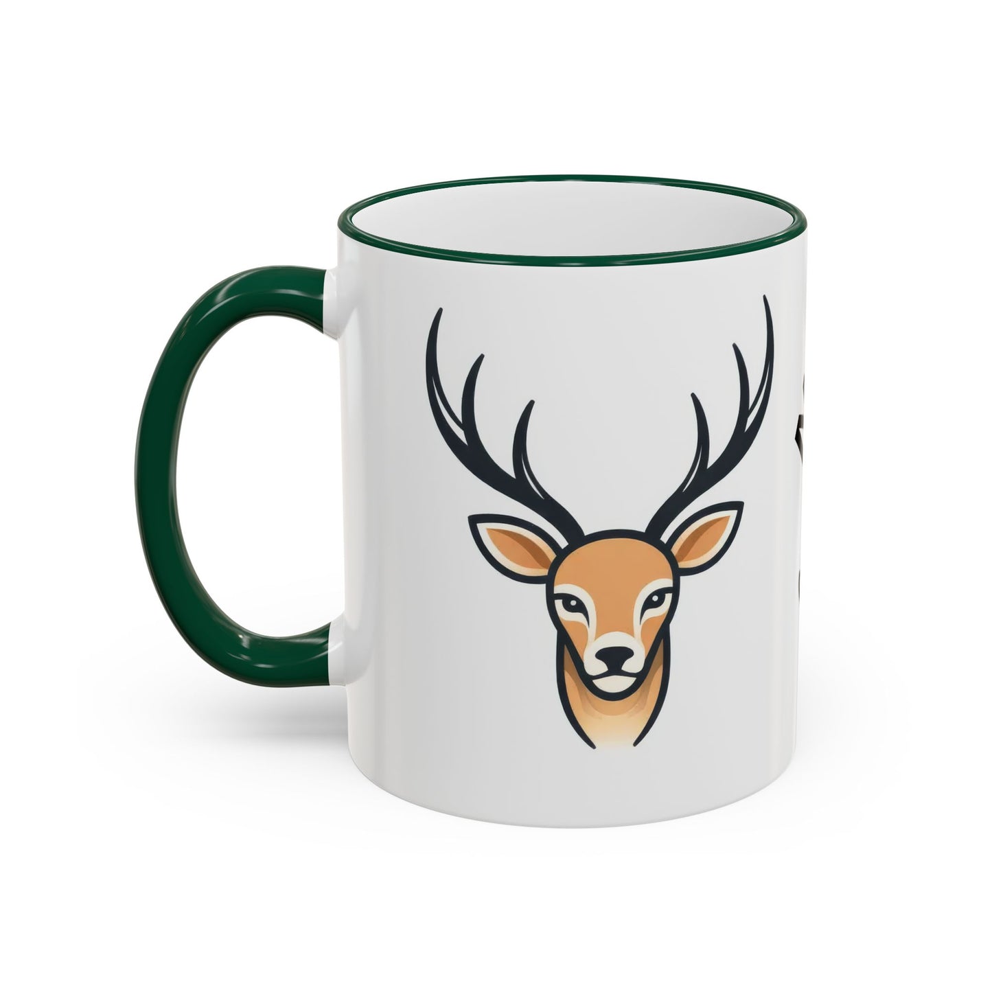 NASDA Dogs Smell Better; Accent Rim Coffee Cup, antlers