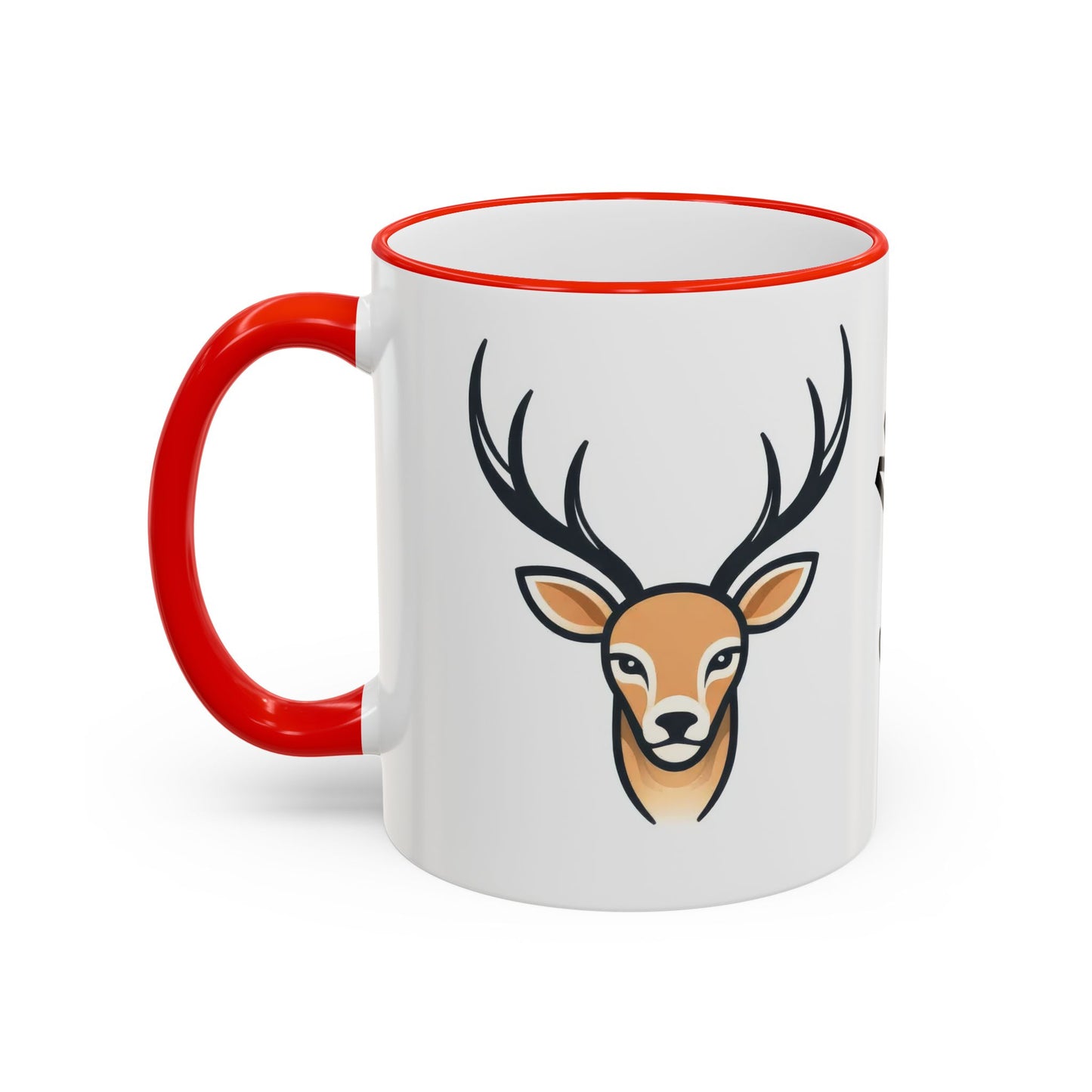 NASDA Dogs Smell Better; Accent Rim Coffee Cup, antlers