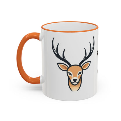 NASDA Dogs Smell Better; Accent Rim Coffee Cup, antlers