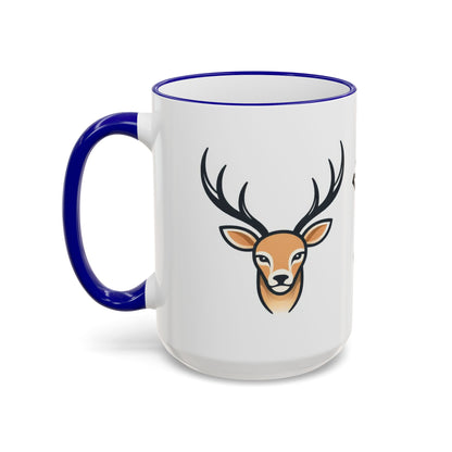 NASDA Dogs Smell Better; Accent Rim Coffee Cup, antlers