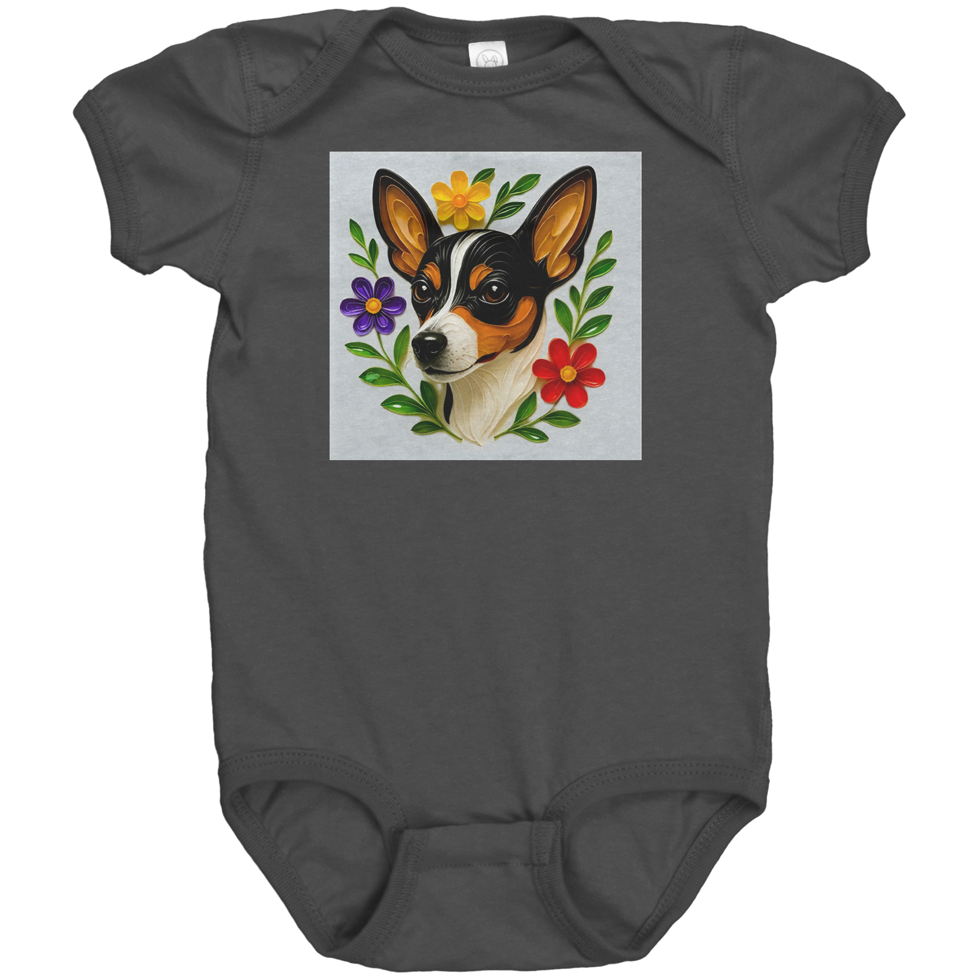 Baby_Bodysuit_Toy_Fox_Terrier_Floral_Charcoal_Mockup.png
