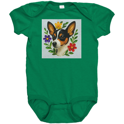 Baby_Bodysuit_Toy_Fox_Terrier_Floral_Kelly_Front_Mockup.png