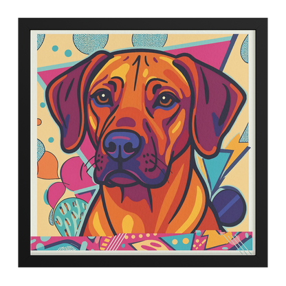 Framed_Art_Print_Rhodesian_Ridgeback_FAP_Square_Main_Black_Mockup.png