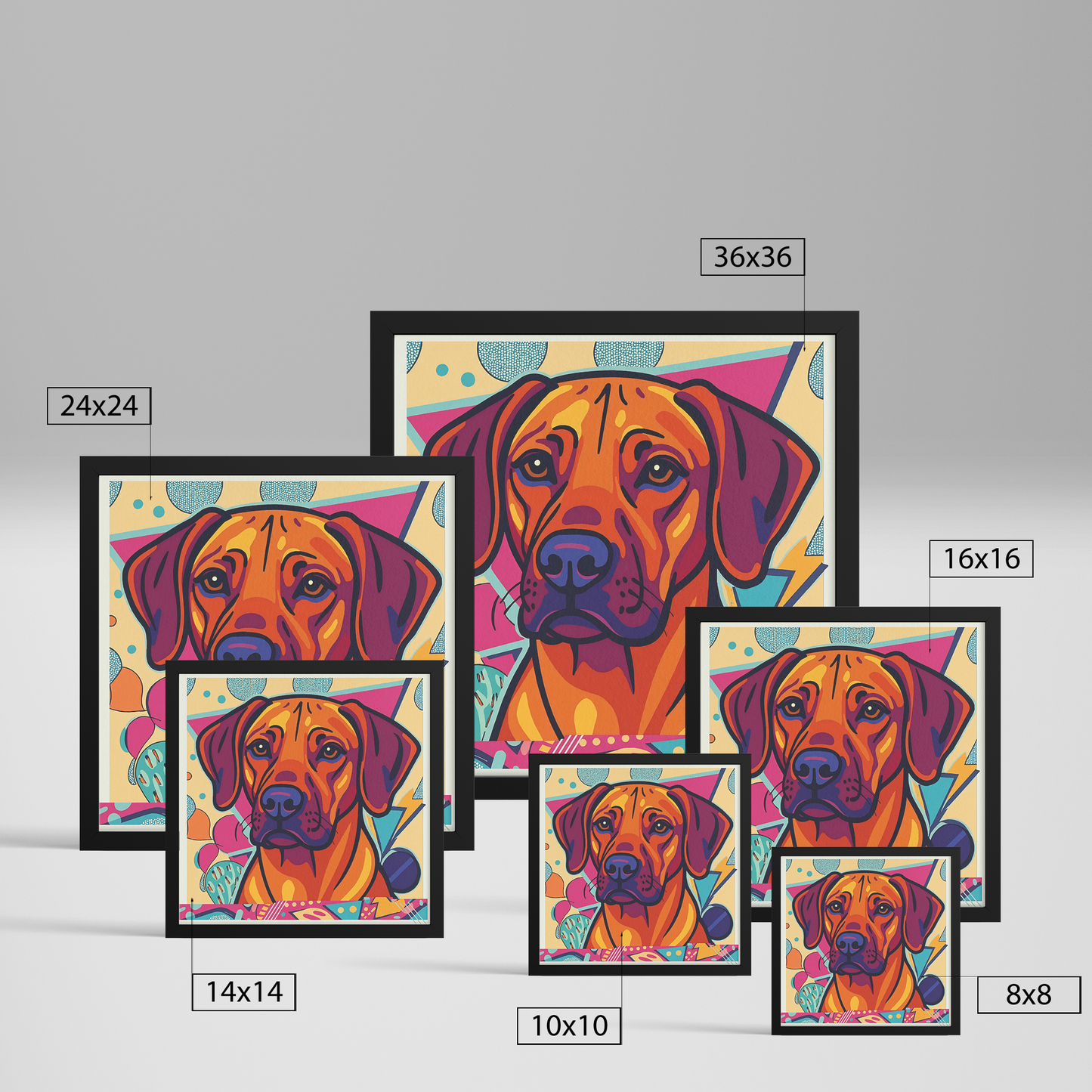 Framed_Art_Print_Rhodesian_Ridgeback_FAP_Square_Size_Options_Mockup.png