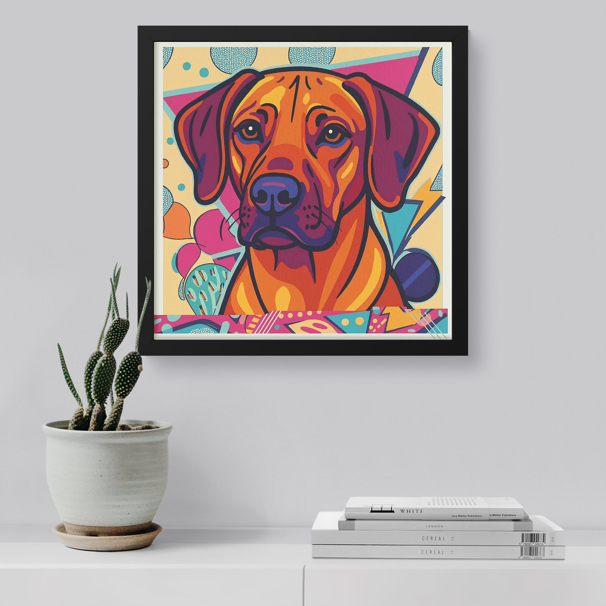 Framed_Art_Print_Rhodesian_Ridgeback_FAP_Square_Small_Lifestyle_Mockup.png