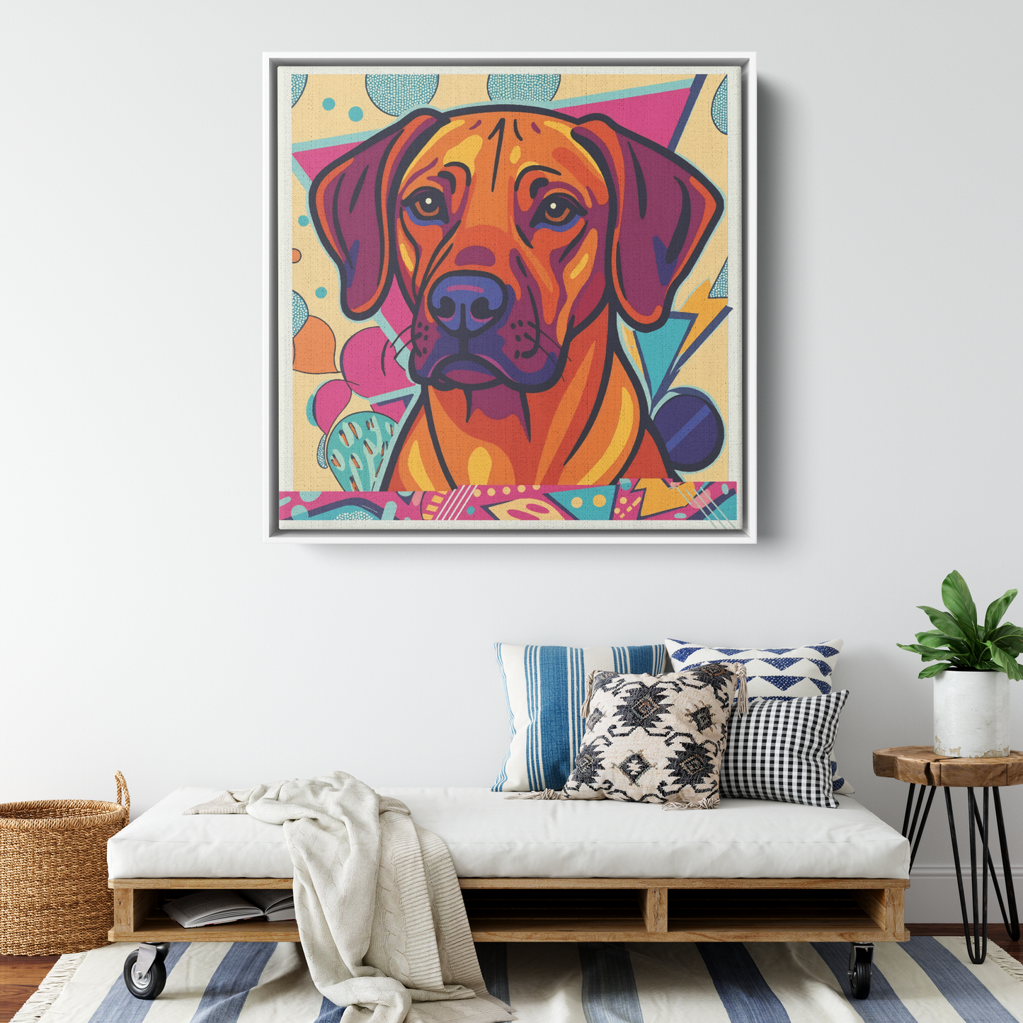 Framed_Wall_Art_Rhodesian_Ridgeback_Framed_Canvas_Square_Large_Lifestyle_Mockup.png