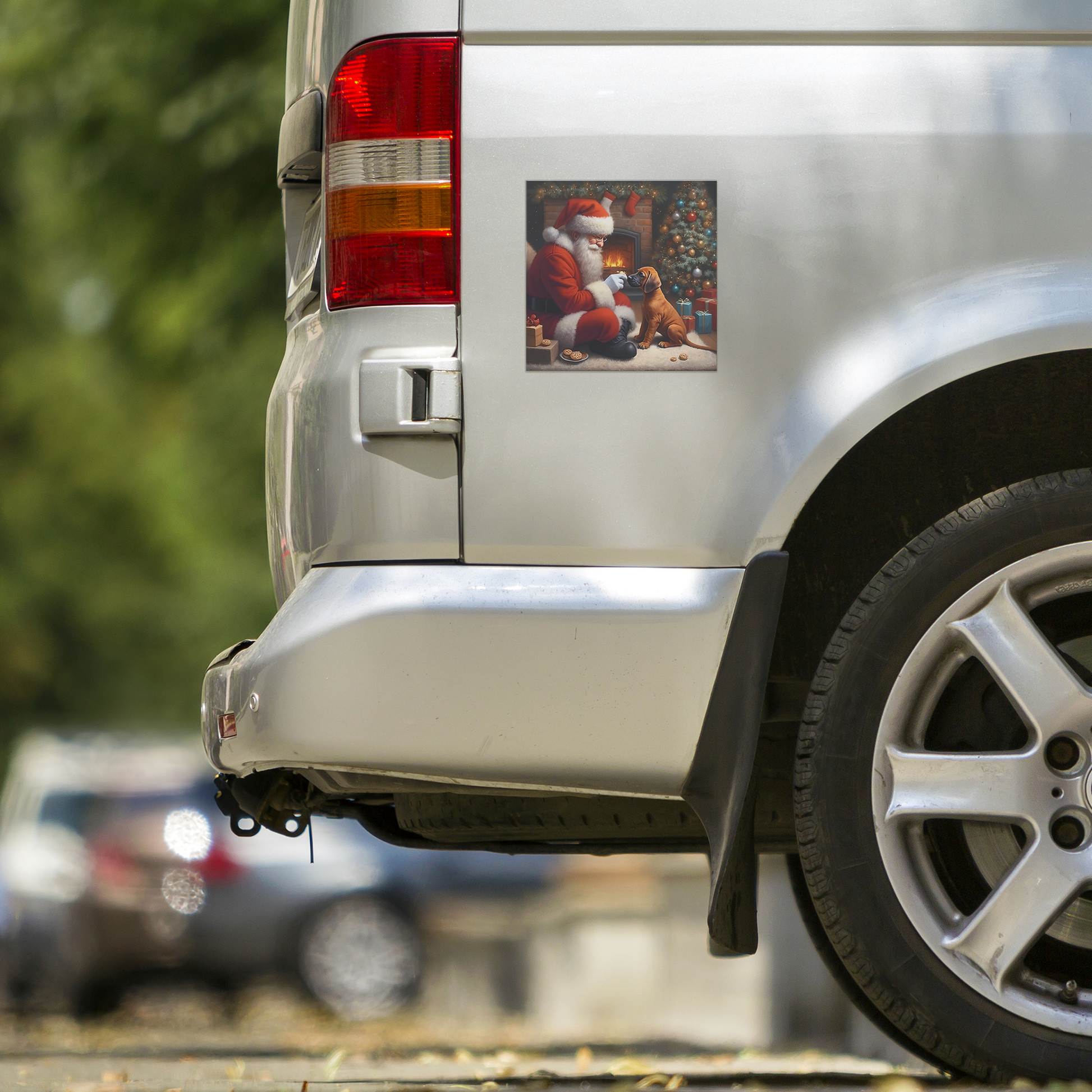 Santa_Takes_a_Break_Magnet_SquareCarMagnet_Carside_Mockup.png