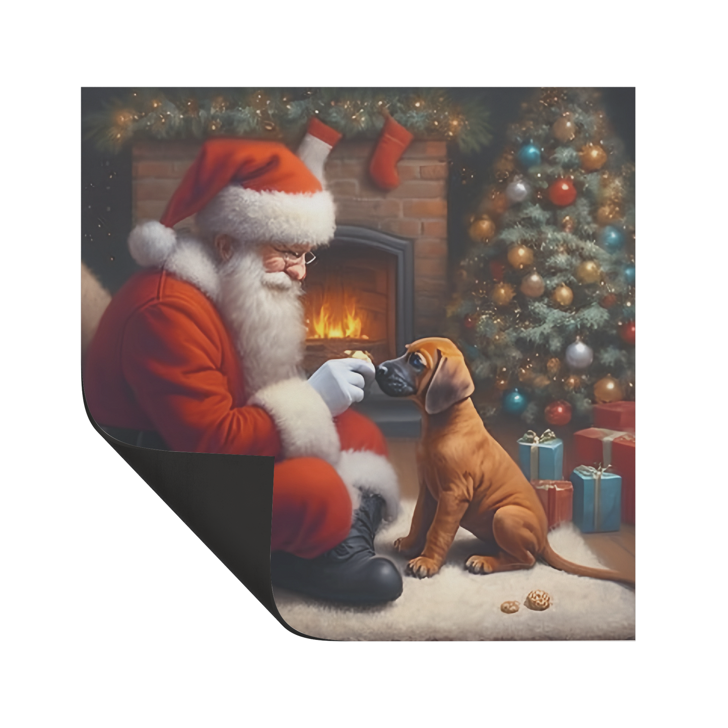 Santa_Takes_a_Break_Magnet_SquareCarMagnet_Folded_Mockup.png