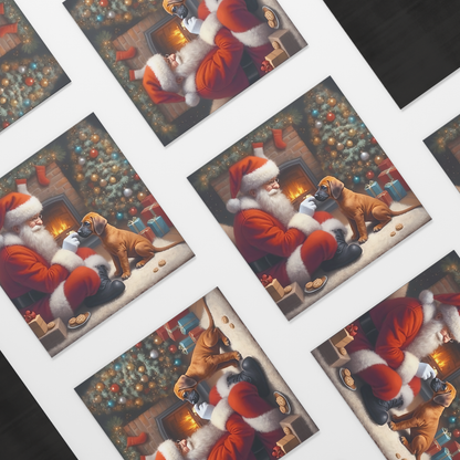 Santa_Takes_a_Break_Magnet_SquareCarMagnet_Scattered_Mockup.png